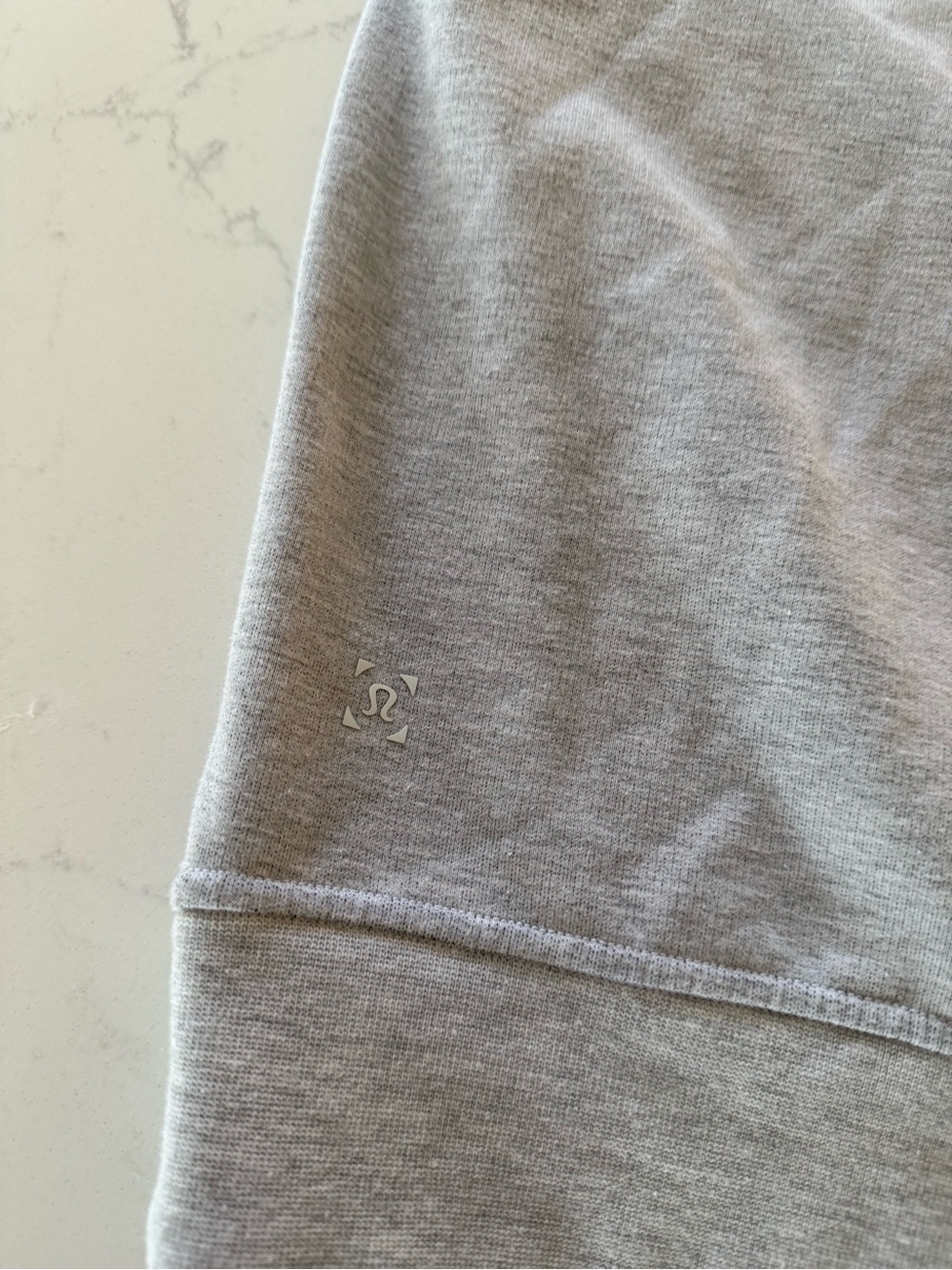 lululemon athletica Light Gray Hoodie with Black Lining - Picture 8 of 8